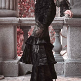 Get trendy with [Blood Supply] Gothic Mermaid Skirt - Clothing available at Peiliee Shop. Grab yours for $48 today!