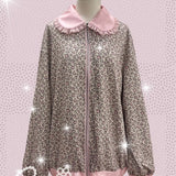[Evil tooth] Free Me Gyaru girl leopard print hoodie