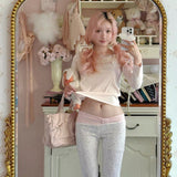 Rose Island Daisy Bow Flare Pants