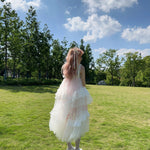 Get trendy with [August Unicorn] Angelic Mist Handmade Outer Dress - Dresses available at Peiliee Shop. Grab yours for $116 today!