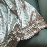 Rose Candy Summer Rose Cottage Morning Sweetie Lace Blouse and polka dots pants set