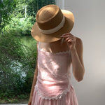 Get trendy with [Tailor Made] Sakura Cottage Crop Top Set -  available at Peiliee Shop. Grab yours for $38 today!