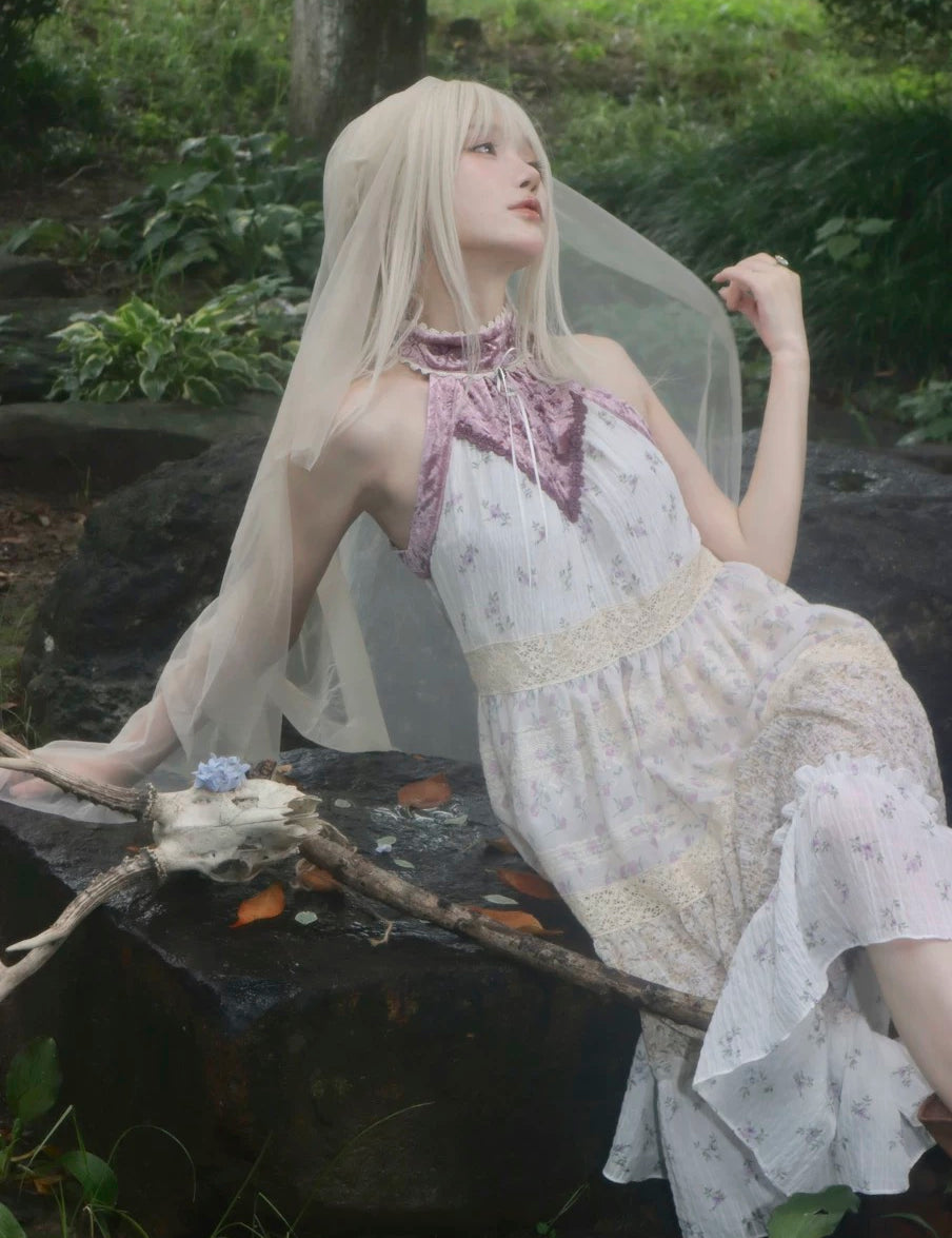 Get trendy with Rose Island AW24 Elf Guardian - Vine-wrapped elf mage midi dress - Crop Top available at Peiliee Shop. Grab yours for $52 today!