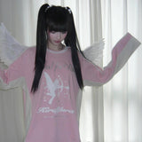 KiraYura • Lonely Angel Hearts Cotton Sweatshirt