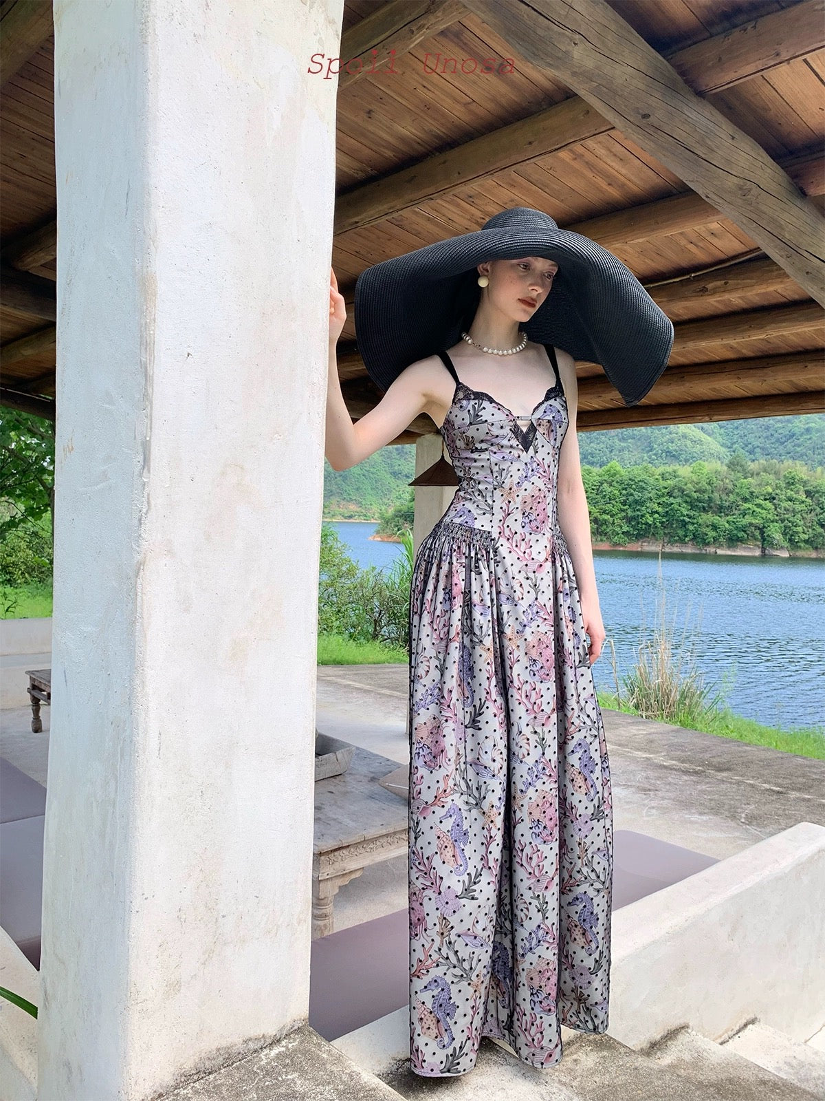 Get trendy with [SPOII UNOSA] Imperial Baroque French Lace Floral MIDI Dress Gown -  available at Peiliee Shop. Grab yours for $0.10 today!