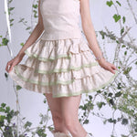 Get trendy with [Rose Island] Lil Spring Tinker Bell Crop Top Skirt Set - Dress available at Peiliee Shop. Grab yours for $29 today!