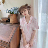 Patchwork Teddy Coquette Satin Pajama Set