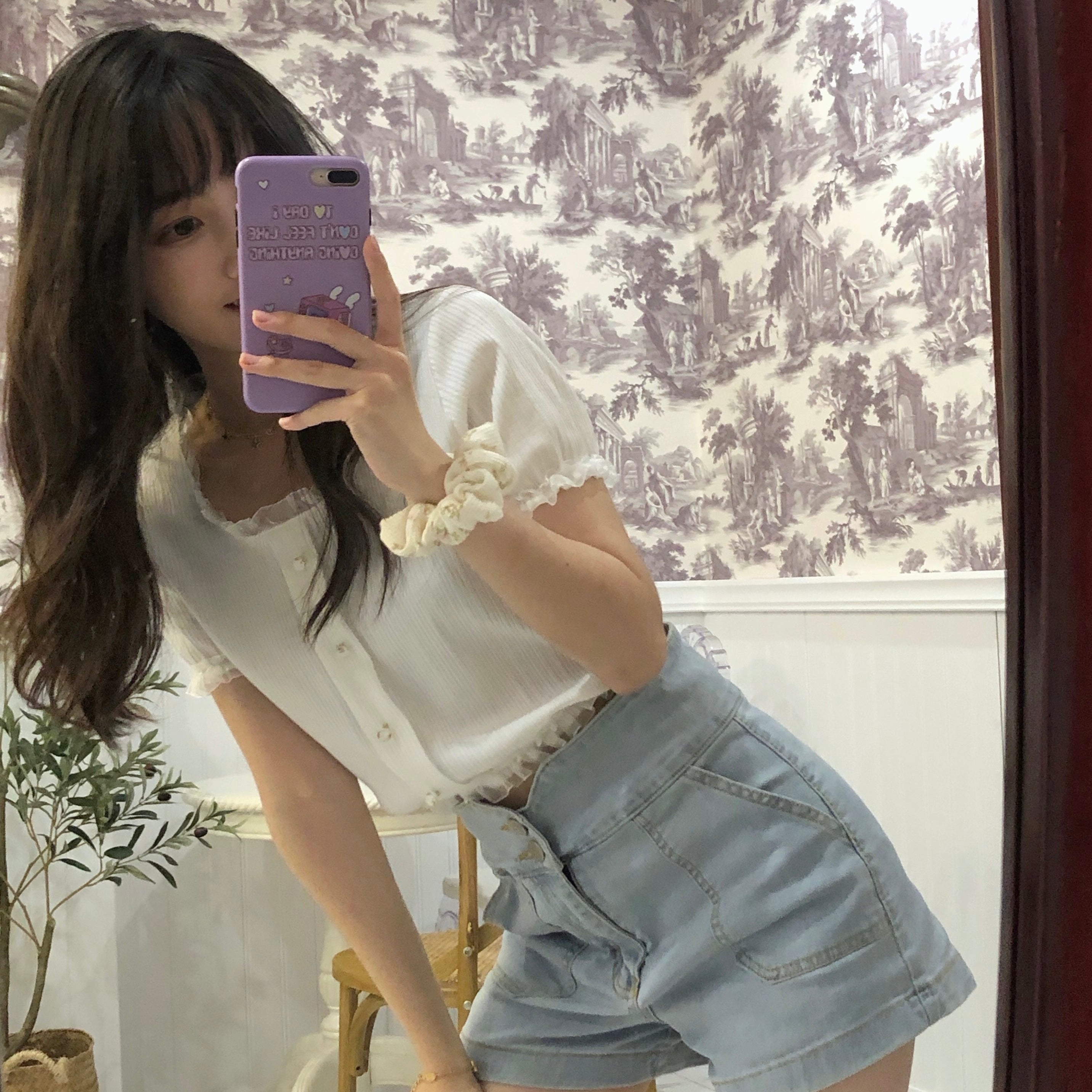 Get trendy with [SALE] Ice creamy crop top shirt - Dresses available at Peiliee Shop. Grab yours for $14 today!