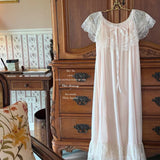 Inès Blossom Lace Nightdress Home Sleepwear
