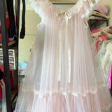 Get trendy with [August Unicorn] Rose romance transparent outer dress - Dresses available at Peiliee Shop. Grab yours for $75 today!