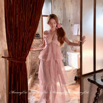 Get trendy with [Mummy Cat] Spring Sakura Rimantic Dress Set -  available at Peiliee Shop. Grab yours for $62 today!