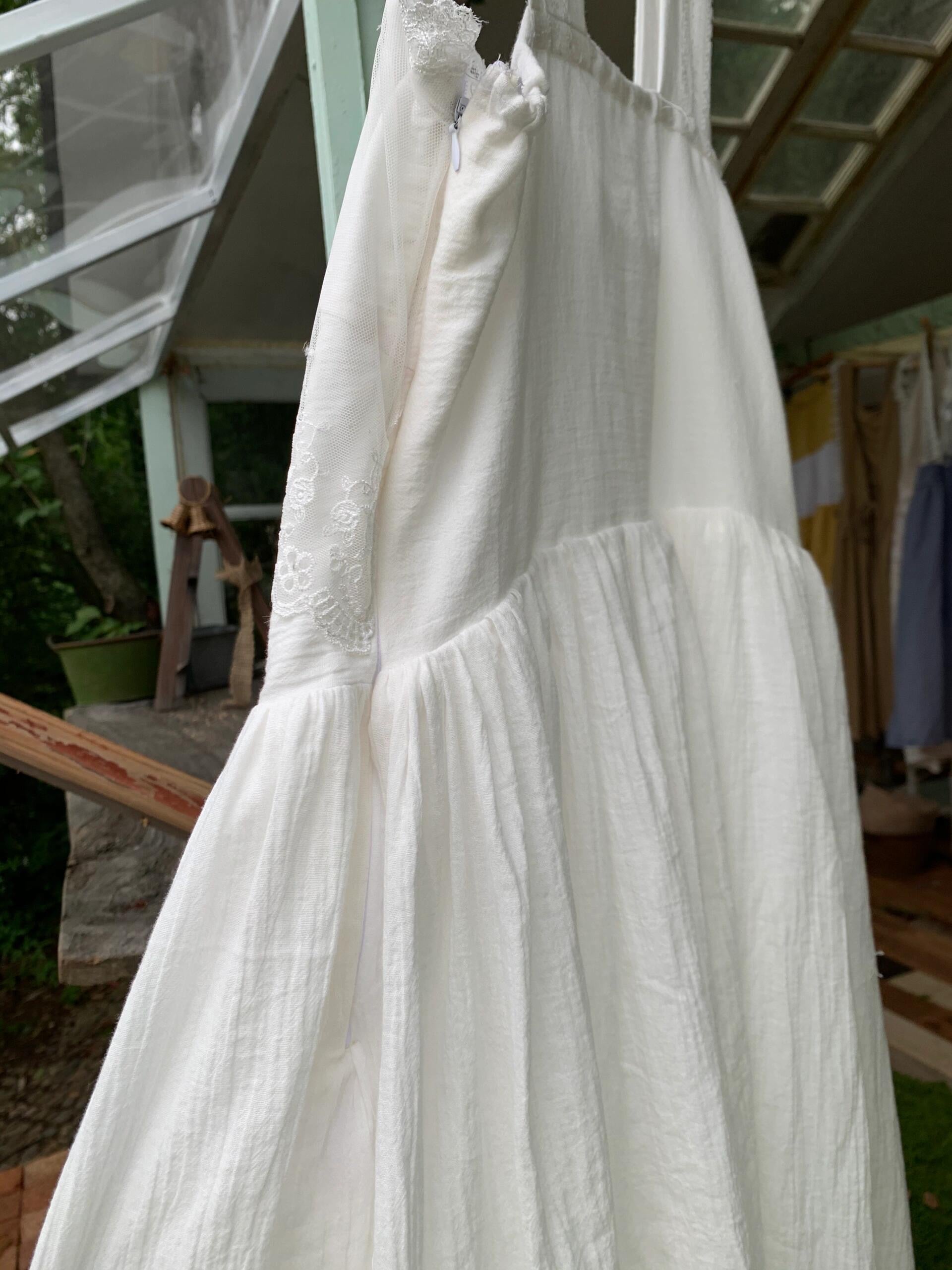 Get trendy with [Tailor Made] Angelic Moment Handmade Cotton Dress -  available at Peiliee Shop. Grab yours for $79 today!