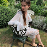 SPOII UNOSA Clair de Romance Ruffle Sleeve Blouse