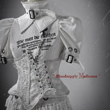 Get trendy with [Blood Supply] Madhouse Distressed Fishbone Waist Belt - Apparel & Accessories available at Peiliee Shop. Grab yours for $38.90 today!