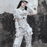 Get trendy with [Blood Supply] Madhouse Distressed Workwear Pants - Apparel & Accessories available at Peiliee Shop. Grab yours for $54 today!