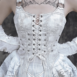 Get trendy with [Blood Supply] Madhouse Distressed Dress Set - Dresses available at Peiliee Shop. Grab yours for $49 today!