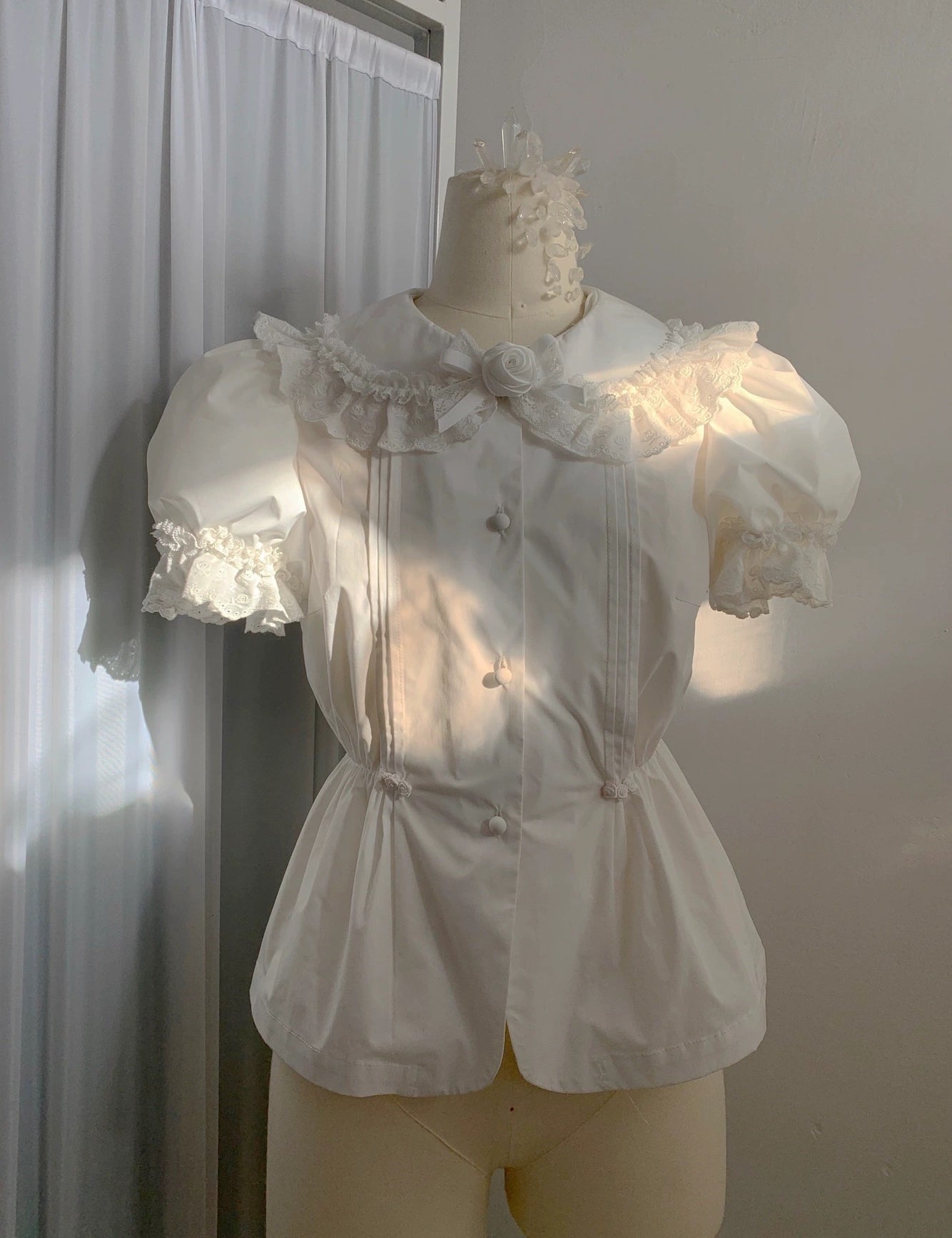 Get trendy with [Nololita Official Pre-order 2023] The nightingale shirt -  available at Peiliee Shop. Grab yours for $16 today!