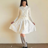 [Pacific Postition] Angel Heart Club Lace Midi Skirt