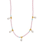 Get trendy with [Timi Of Sweden] Fanny - Pearl and Colorful Bead Summer Necklace -  available at Peiliee Shop. Grab yours for $42 today!