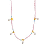 Get trendy with [Timi Of Sweden] Fanny - Pearl and Colorful Bead Summer Necklace -  available at Peiliee Shop. Grab yours for $42 today!