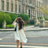 Get trendy with [Pacific Position] The Freedom In Me Cotton Dress - Dress available at Peiliee Shop. Grab yours for $85 today!