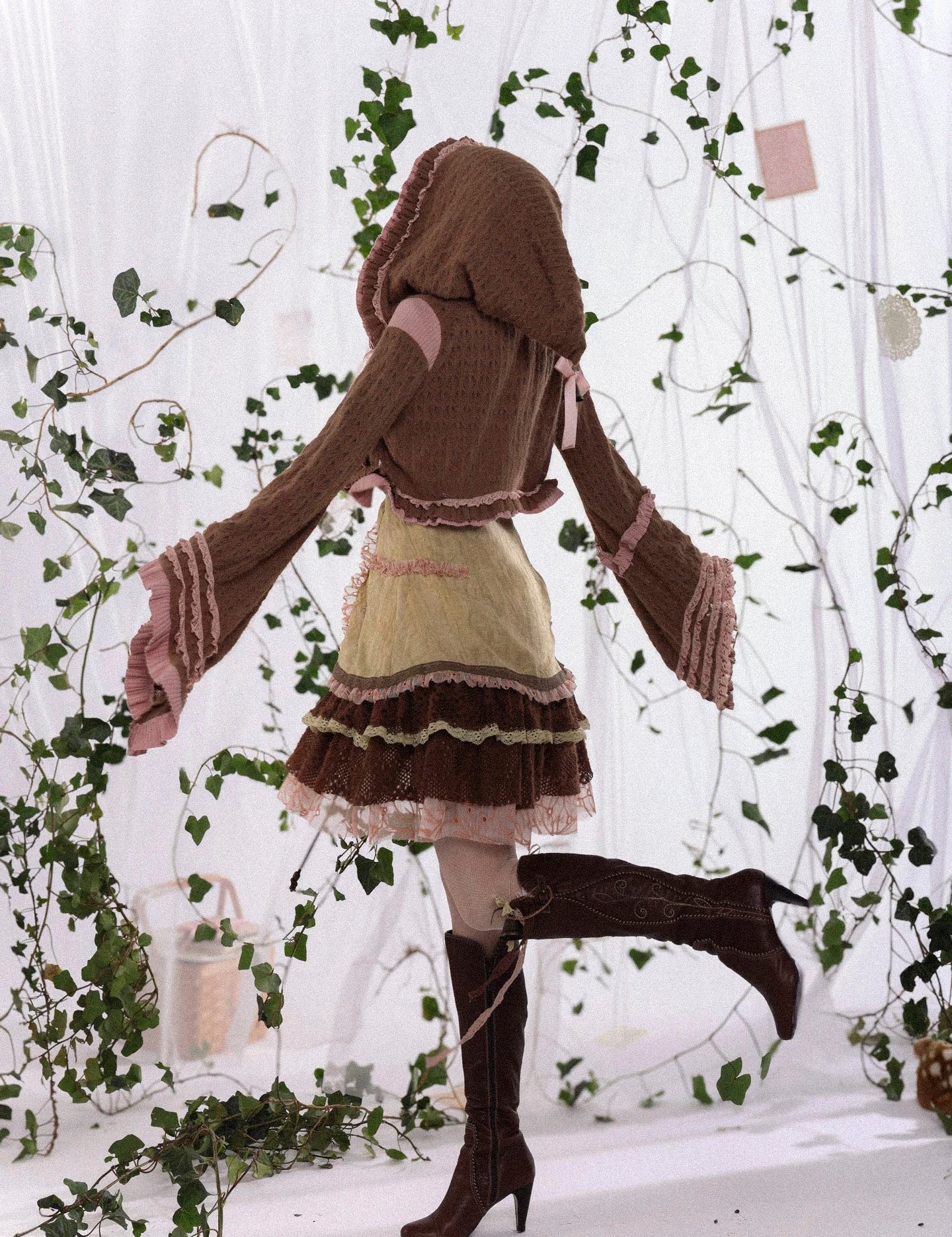 Rose Island Witches’ Tea Party Neapolitan Knit Cardigan