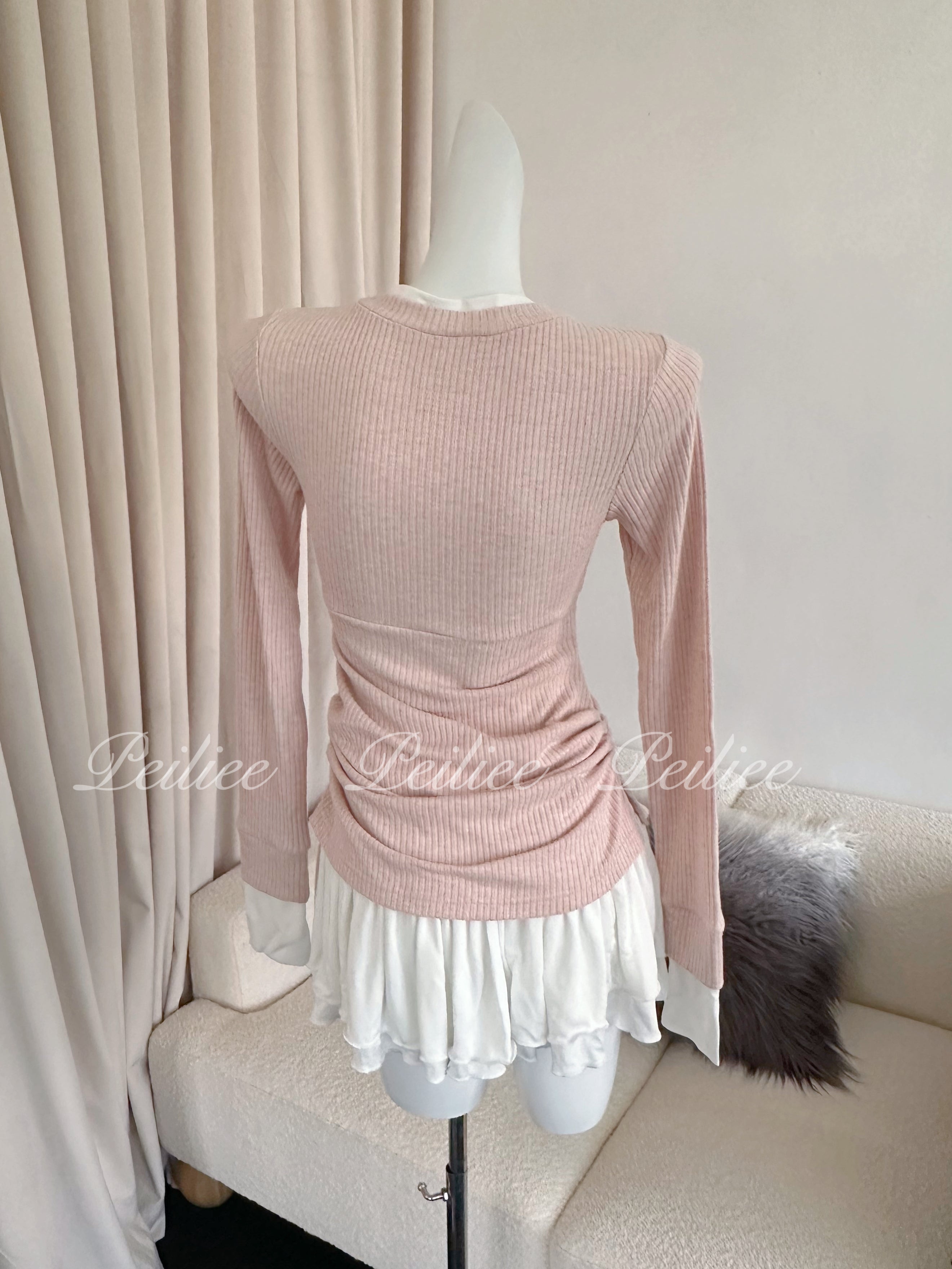 Get trendy with [Peiliee Design] Soft Girl Era 2 in 1 sweater mini dress - Apparel & Accessories available at Peiliee Shop. Grab yours for $45 today!