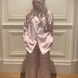 KittenClaw Pink Dream Cross Tencel Lyocell Pajama Set