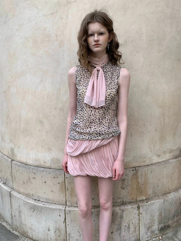 SPOII UNOSA 2000s Runway Pink Leopard Set
