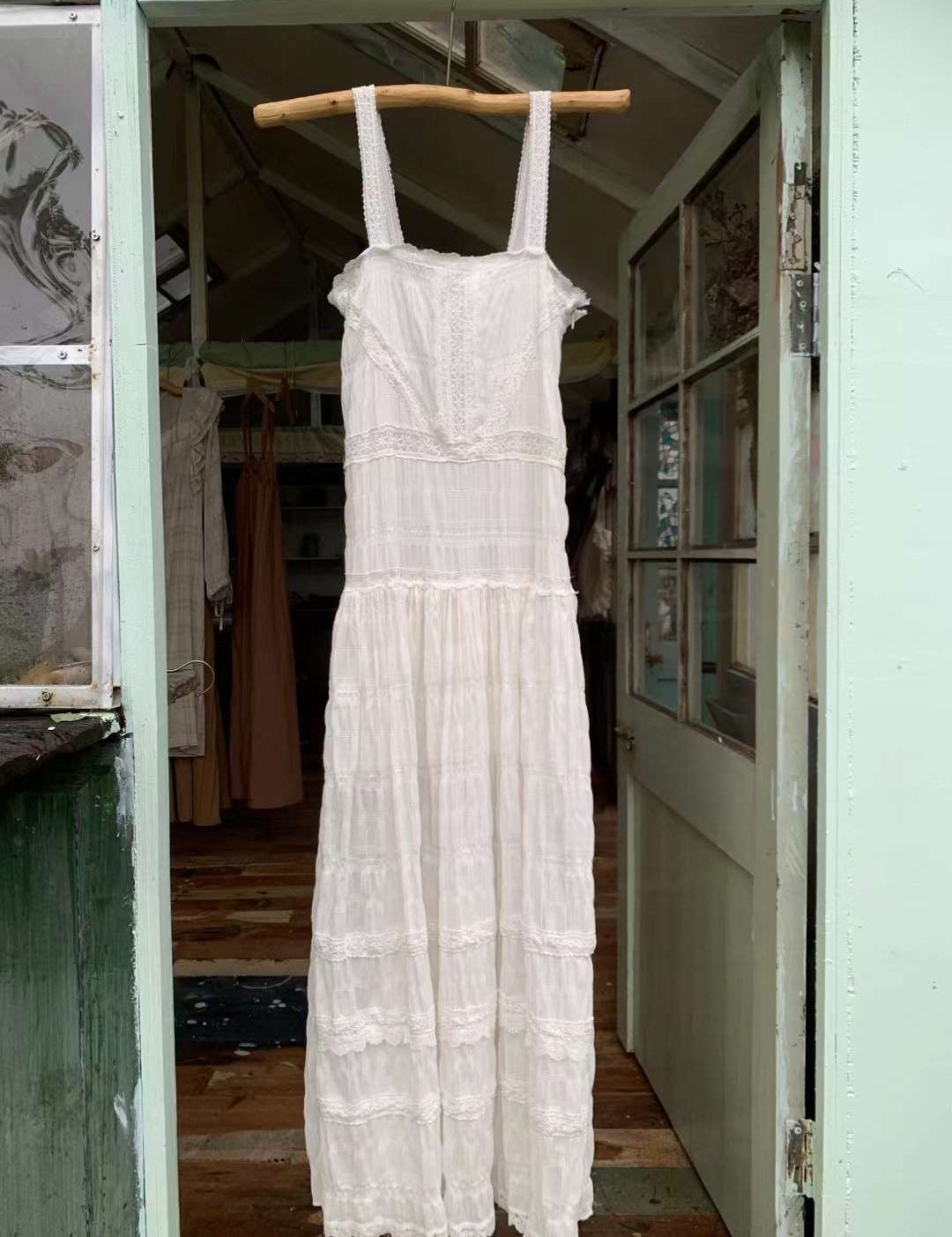 Get trendy with [Tailor Made] Sakura Cottage Handmade Cotton Dress -  available at Peiliee Shop. Grab yours for $39 today!