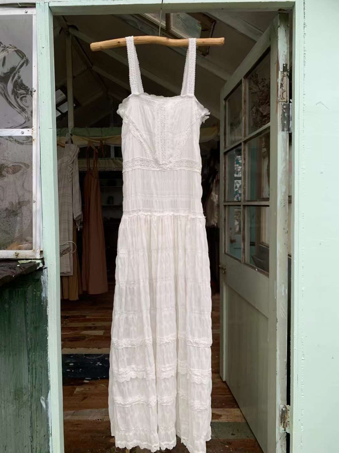 Get trendy with [Tailor Made] Sakura Cottage Handmade Cotton Dress -  available at Peiliee Shop. Grab yours for $39 today!
