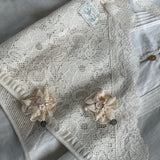 PacificPosition Antique Lace Triangle Kerchief Headscarf