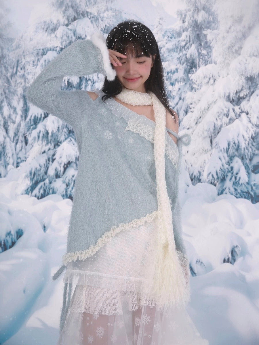 Get trendy with [Rose Island]Snowy Feather Tassel Faux Fur Scarf - Coats & Jackets available at Peiliee Shop. Grab yours for $19.90 today!