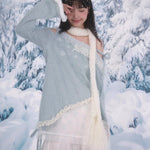 Get trendy with [Rose Island]Snowy Feather Tassel Faux Fur Scarf - Coats & Jackets available at Peiliee Shop. Grab yours for $19.90 today!
