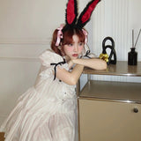 August Unicorn Wonderland Maid Stripe Dress