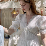 Customized Sewing Diary Handmade Whispering Meadow Cotton Dress