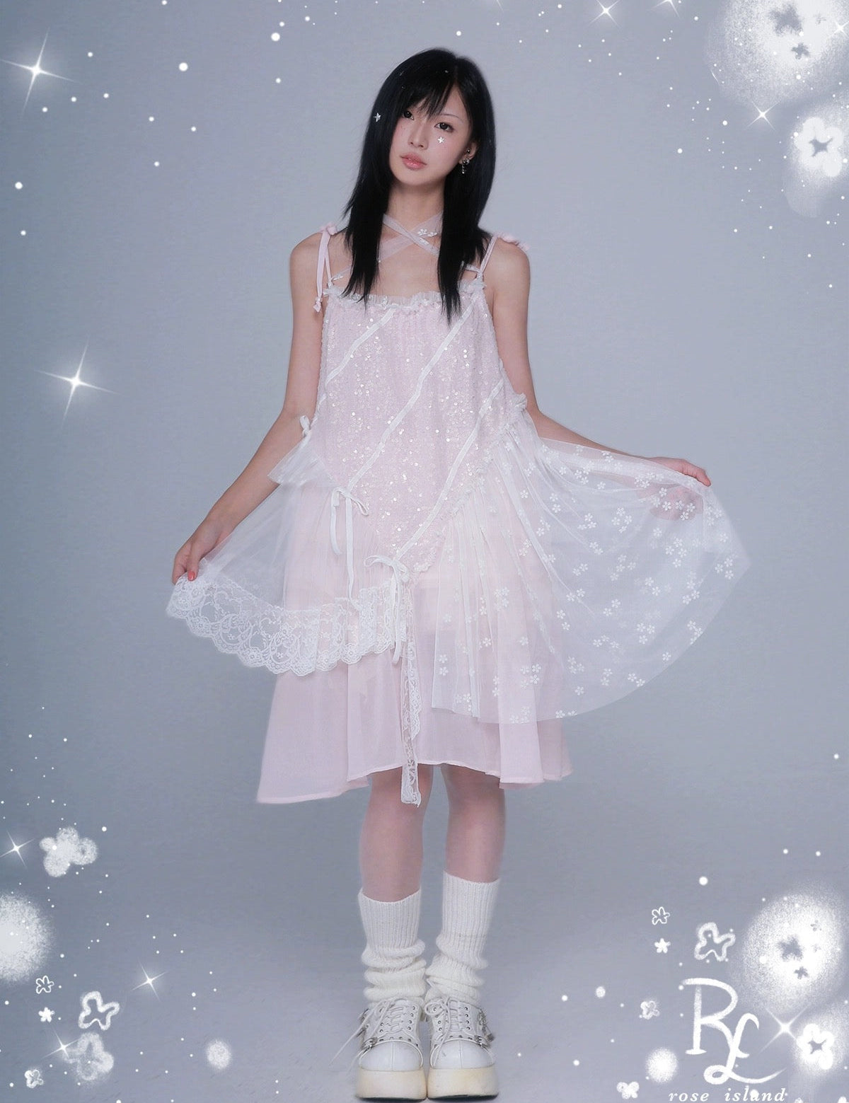 Get trendy with My baby pink soul - floral mini dress - Dress available at Peiliee Shop. Grab yours for $52 today!