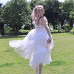 Get trendy with [August Unicorn] Angelic Mist Handmade Outer Dress - Dresses available at Peiliee Shop. Grab yours for $116 today!