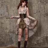 Get trendy with [Blood Supply] Dragon Era steampunk short Cake mini Skirt - Skirt available at Peiliee Shop. Grab yours for $55 today!