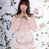 Rose Island Forest Tea Party Zip up Knit Cardigan
