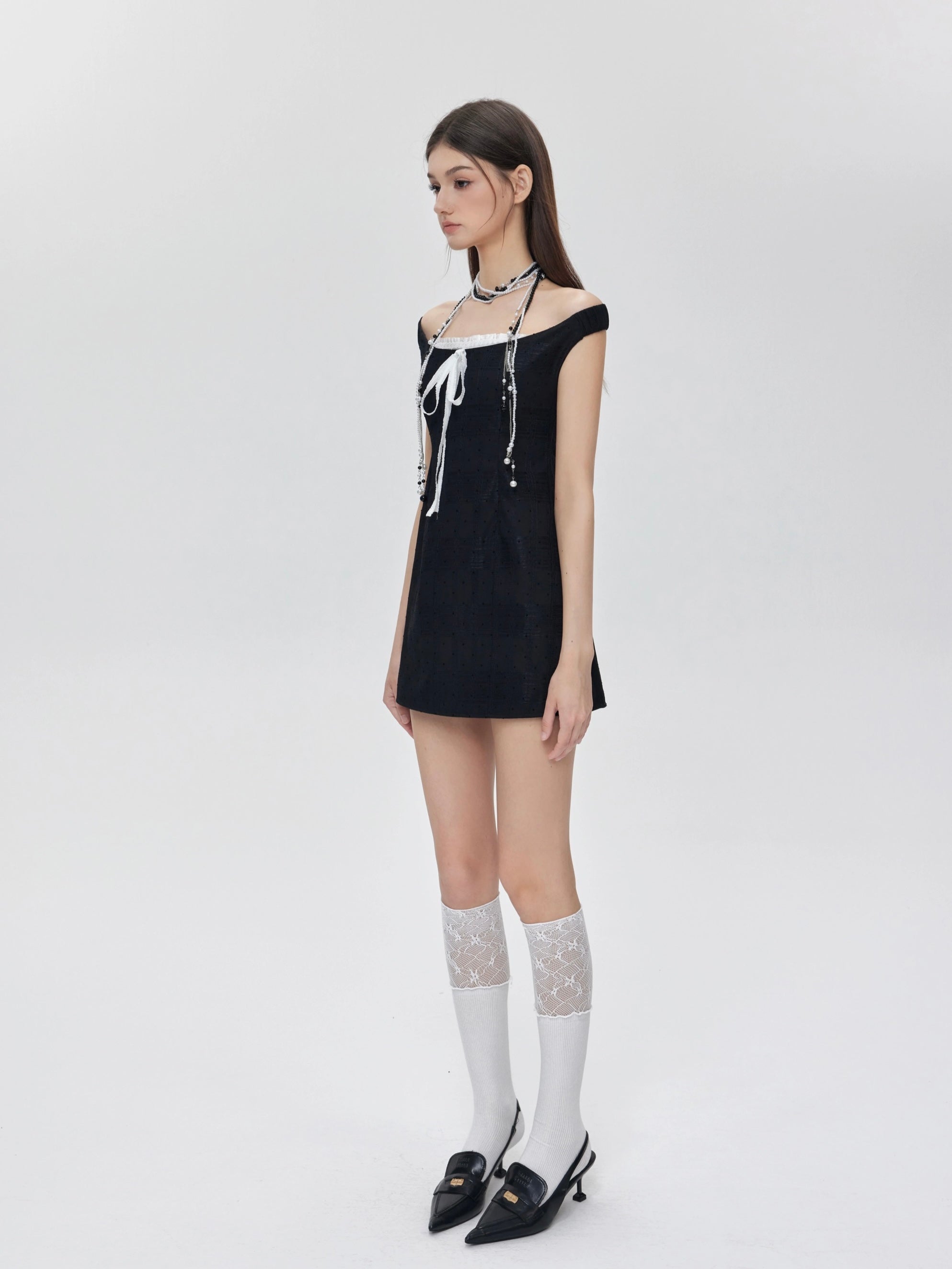 Get trendy with The Noble Young Lady from Korean Drama Mini Dress -  available at Peiliee Shop. Grab yours for $48 today!