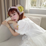 August Unicorn Moon Veil Silk Cotton Dress