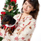 Sleepy Fairy Dachshund Brushed Flannel Pajama Set