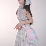 Get trendy with [Rose Island] Bunny Elf Crossbody Bag -  available at Peiliee Shop. Grab yours for $38 today!