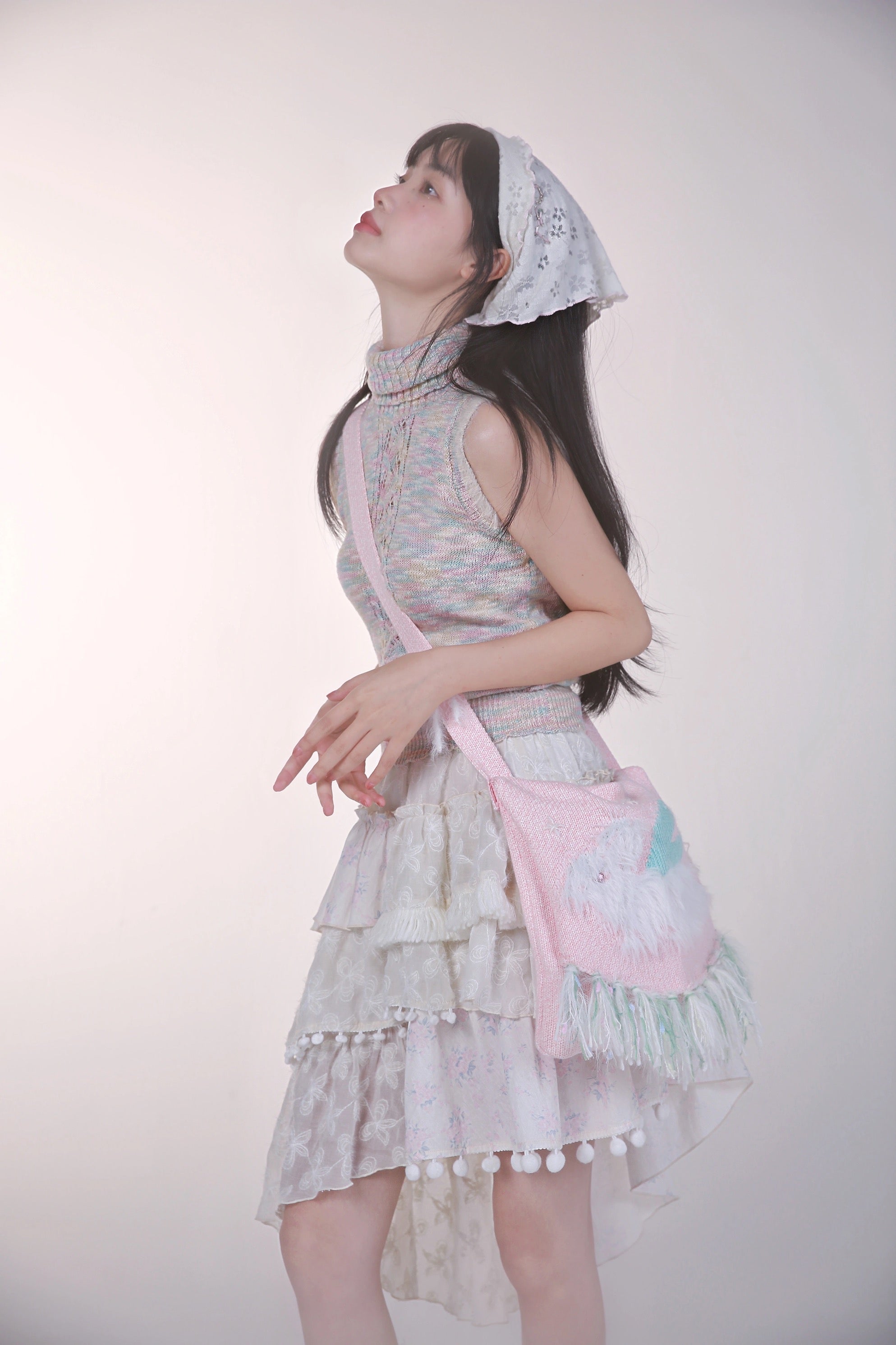 Get trendy with [Rose Island] Bunny Elf Crossbody Bag -  available at Peiliee Shop. Grab yours for $38 today!