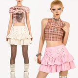 [2020’s Best Sale is Back] Lace-Up Harajuku Ruffle Mini Skort