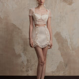 Fa Sogno Lueur de Lune Mini Skirt