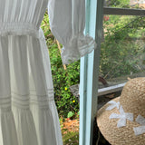 Customized Sewing Diary Handmade Whispering Meadow Cotton Dress
