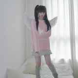 KiraYura • Lonely Angel Hearts Cotton Sweatshirt