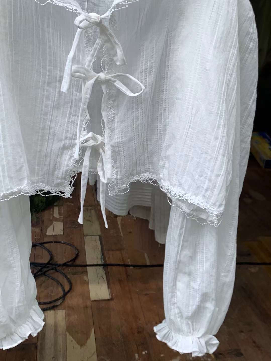 Get trendy with [Tailor Made] Angel Aroma Handmade Crop Top Off-shoulder Shirt -  available at Peiliee Shop. Grab yours for $69 today!